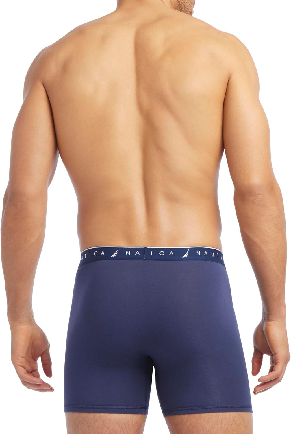 image:imageNautica Mens 4 Pack Limited Edition Cotton Stretch Boxer Briefs2 Peacoat2 Heather Grey Assorted Wb