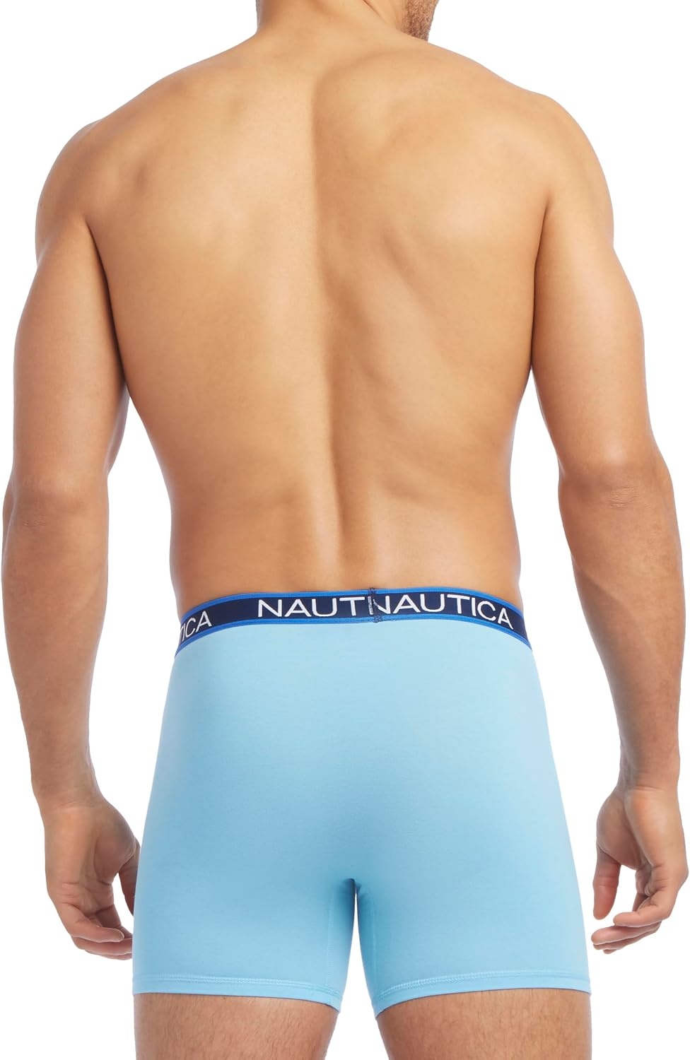 image:imageNautica Mens 4 Pack Limited Edition Cotton Stretch Boxer Briefs2 PeacoatAlaskan BlueNautica Redassorted Wb