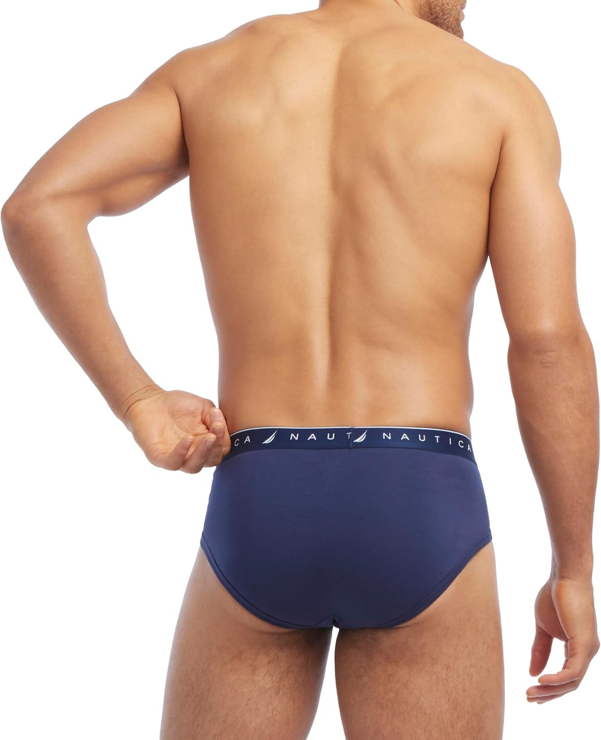 image:imageNautica Mens 4 Pack Limited Edition Cotton Stretch Briefs2 Peacoat2 Heather Grey Assorted Wb