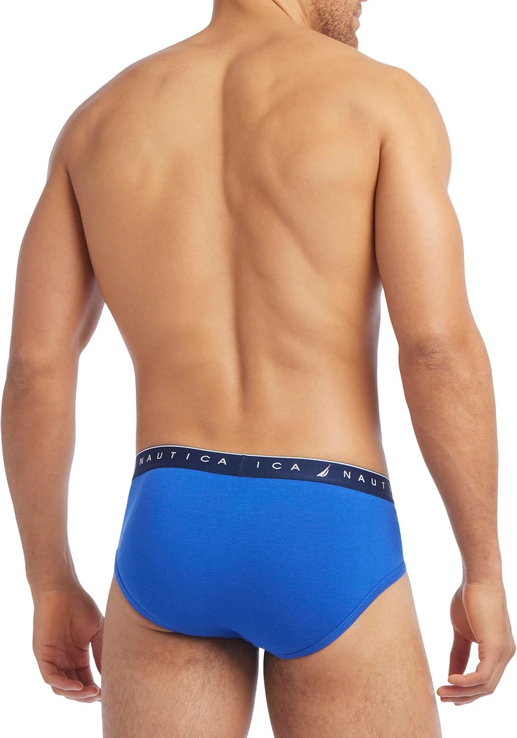 image:imageNautica Mens 4 Pack Limited Edition Cotton Stretch BriefsSurf the WebPro BlueAero BlueAlaskan Blue Assorted Wb