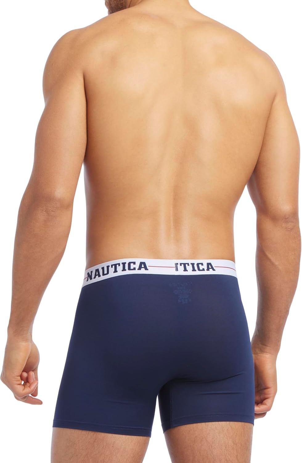 image:imageNautica Mens 4 Pack Limited Edition Micro Stretch Boxer BriefsSurf the WebWhitePeacoatAero Blueassorted Wb