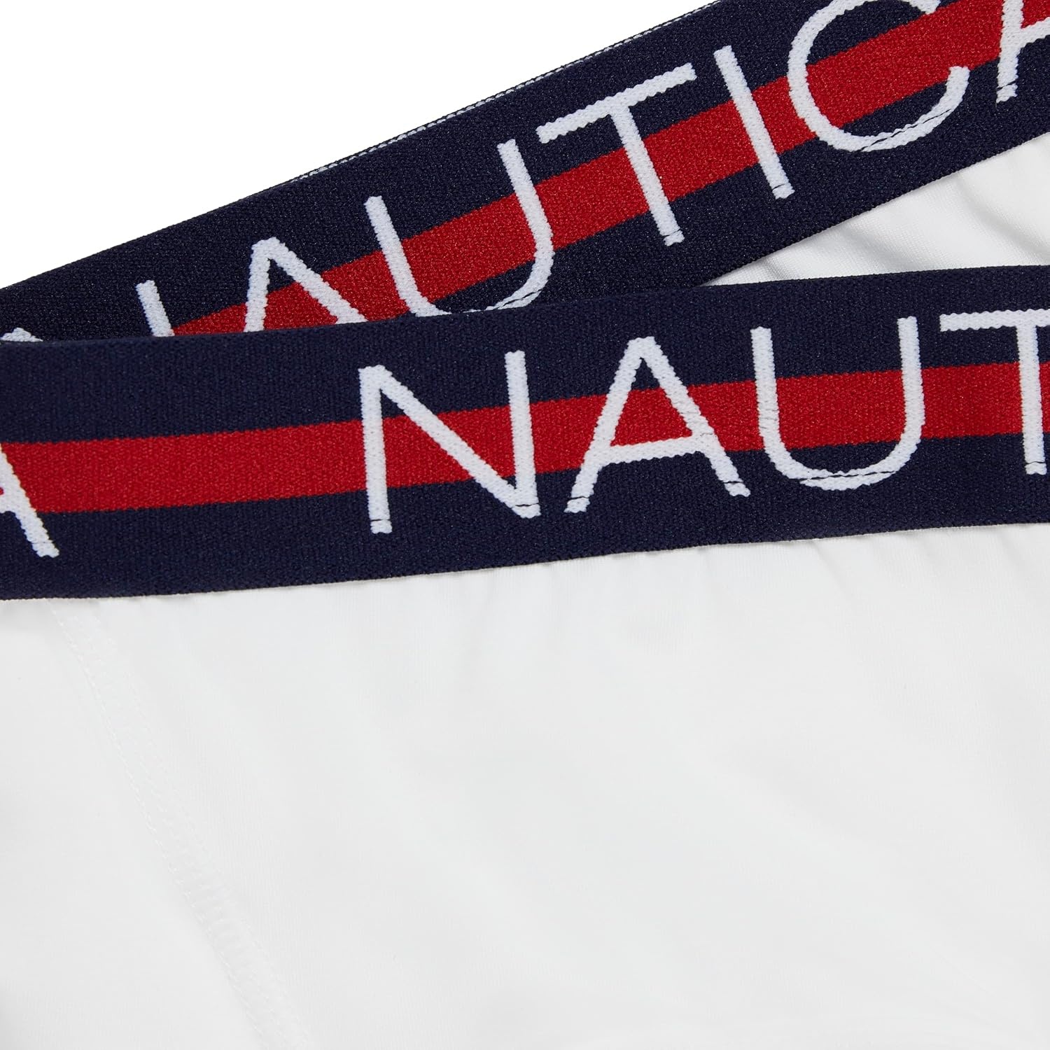 image:imageNautica Mens 4 Pack Limited Edition Micro Stretch Briefs4 White Assorted Waistband