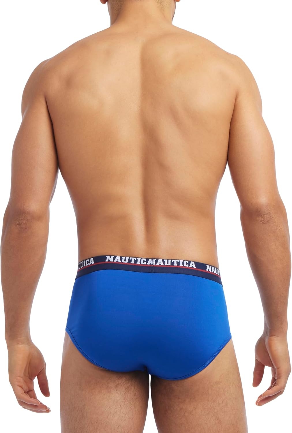 image:imageNautica Mens 4 Pack Limited Edition Micro Stretch BriefsSurf the WebWhitePeacoatAero Blueassorted Wb