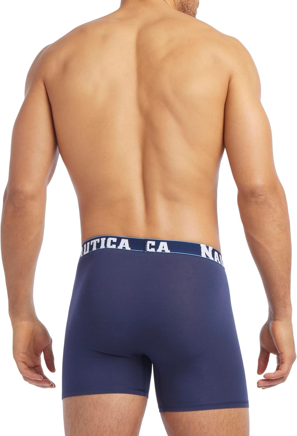 image:imageNautica Mens 4 Pack Limited Edition Stretch Boxer BriefsPro Blue2 PeacoatAero Blue Assorted Wb