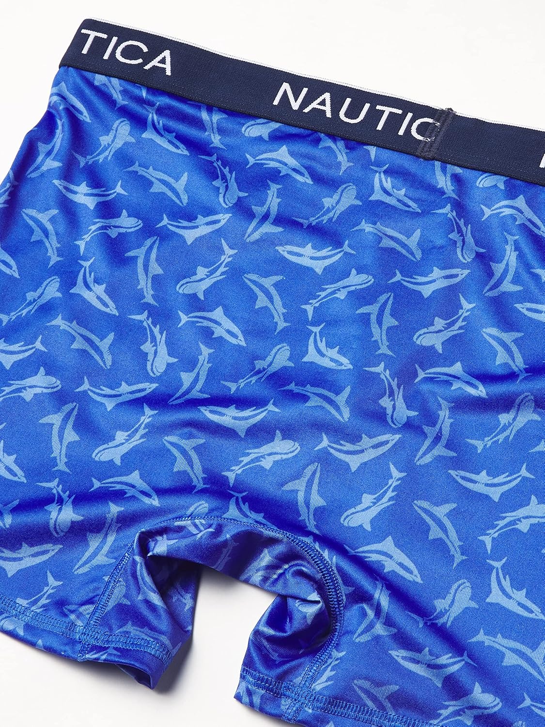 image:imageNautica Mens 4 Pack Micro Boxer BriefsPeacoatMonaco BlueAeroShark Sea Cobalt