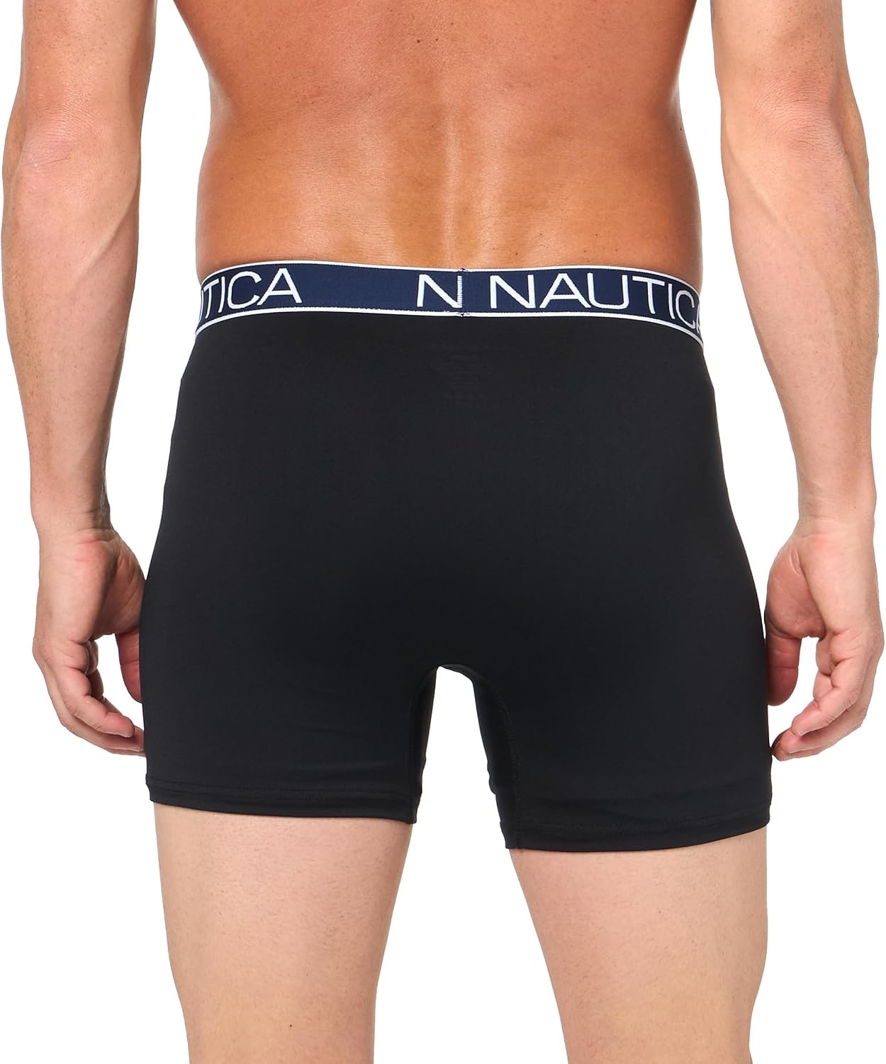 image:imageNautica Mens 4pack Brushed Micro Boxer Briefs2blackNautica RedAlloy
