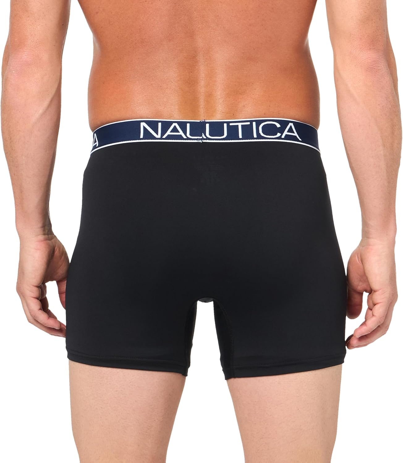 image:imageNautica Mens 4pack Brushed Micro Boxer Briefs4black