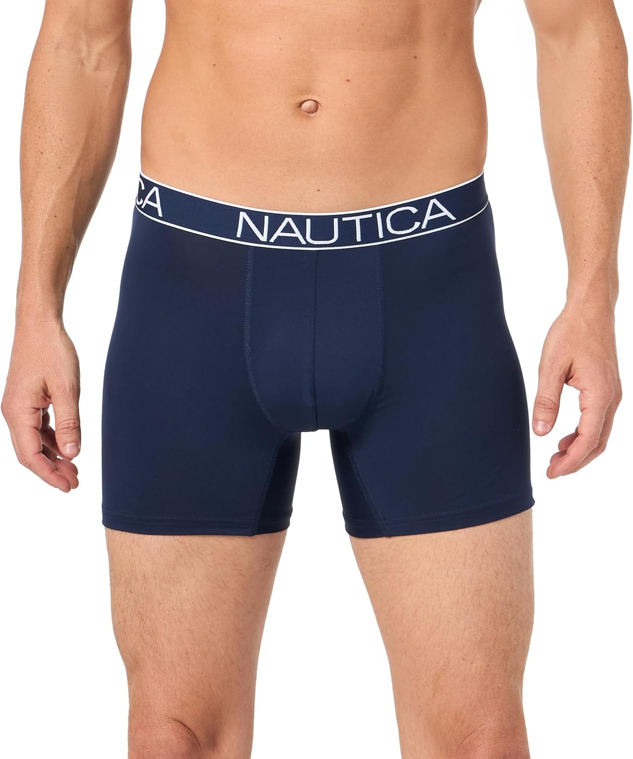 image:imageNautica Mens 4pack Brushed Micro Boxer Briefs4peacoat
