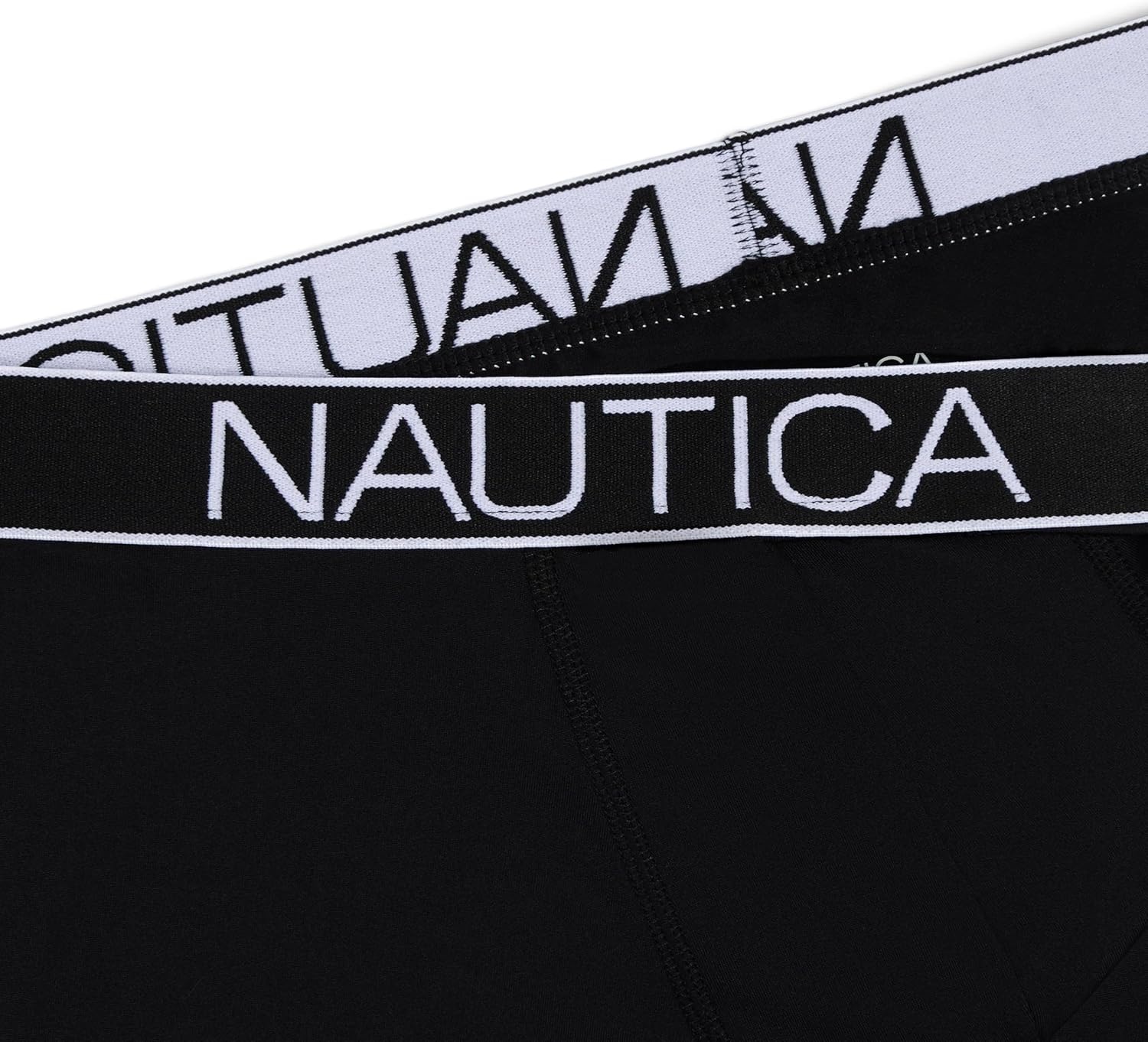 image:imageNautica Mens 4pack Brushed Micro Boxer BriefsBlack BlackRhubarb RoseAlloyWhite Wb