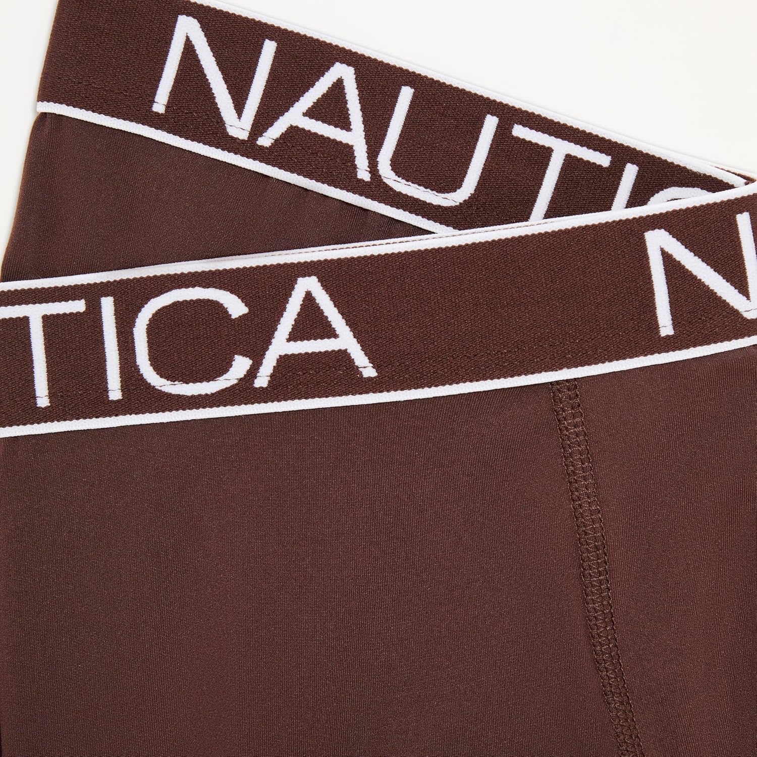 image:imageNautica Mens 4pack Brushed Micro Boxer BriefsBlackAlloySeal BrownMushroom