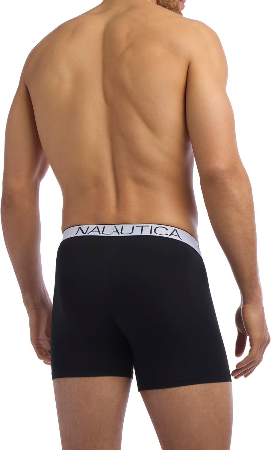 image:imageNautica Mens 4pack Brushed Micro Boxer BriefsPeacoatBlackAlloySky Way