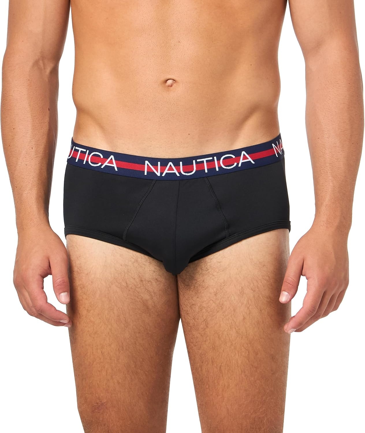 image:imageNautica Mens 4pack Limited Edition Micro BriefsBlackLead AlloyNautica Redassorted Wb