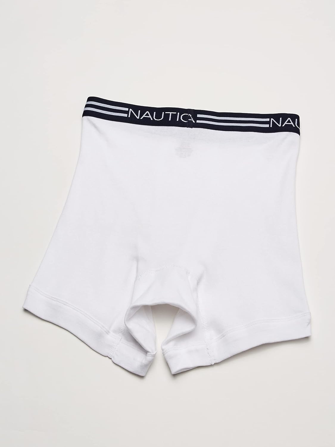 image:imageNautica Mens 5 Pack Classic Cotton Boxer BriefsWhite 5 Pack