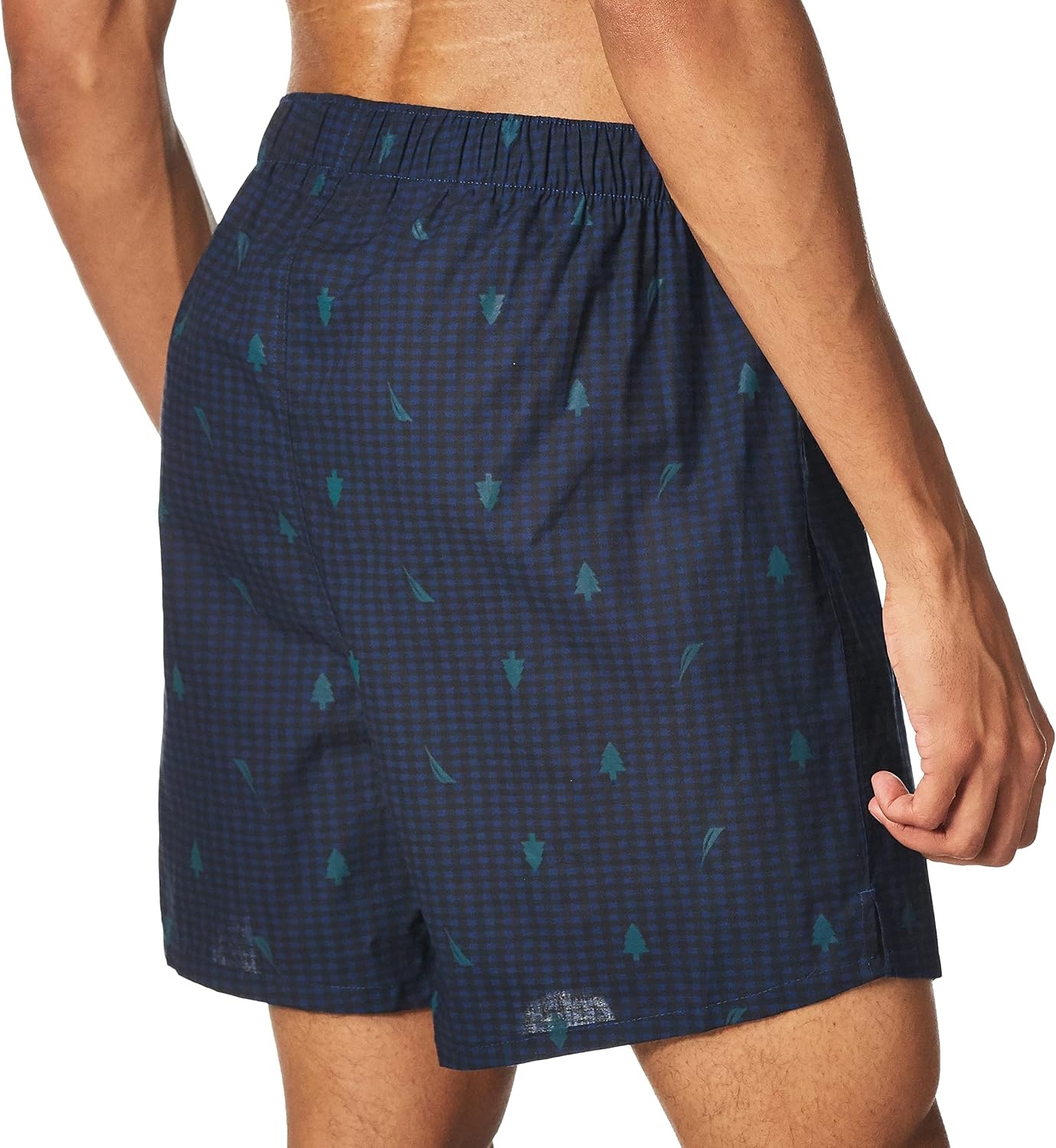 image:imageNautica Mens Classic Cotton Woven BoxerGingham Pines Estate