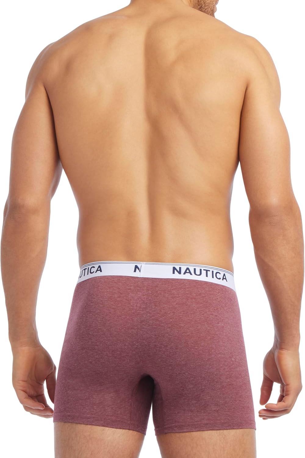 image:imageNautica Mens Stretch Performance 3pack Boxer BriefsPeacoatCharcoalCornel Heather