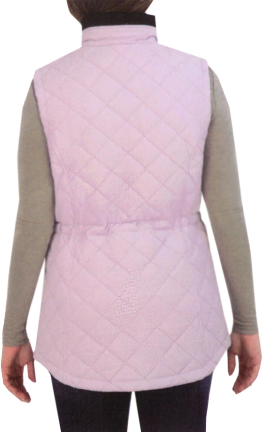 image:imageNautica Womens Stretch Puffer Vest Waterresistant Transitional Outerwear Layer With Detachable HoodPurple