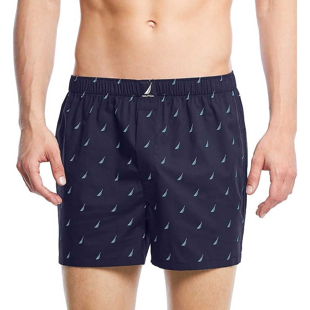 image:imageNautica Mens Classic Cotton Woven BoxerSailPeacoat
