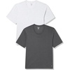 2 Snow/Charcoal Heather