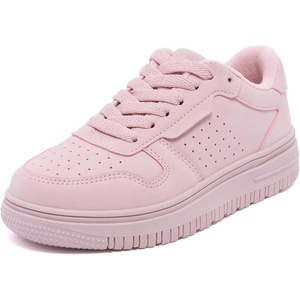 Nautica Girls Sneakers, Stylish Low-Top Tennis Shoes with Cushioned Insole for Everyday Wear, Toddler, Little Kids and Big Kids, Lace-Up/Bungee(Blush Tonal-ivan)