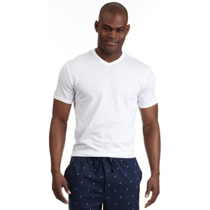 Nautica Men’s 3-Pack Cotton V-Neck T-Shirt(3 Pack White)