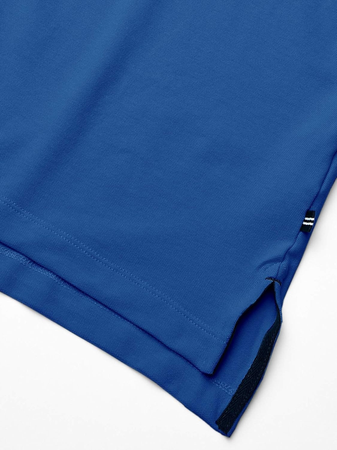 image:imageNautica Mens Short Sleeve Stretch Solid Deck Polo ShirtSpinner Blue