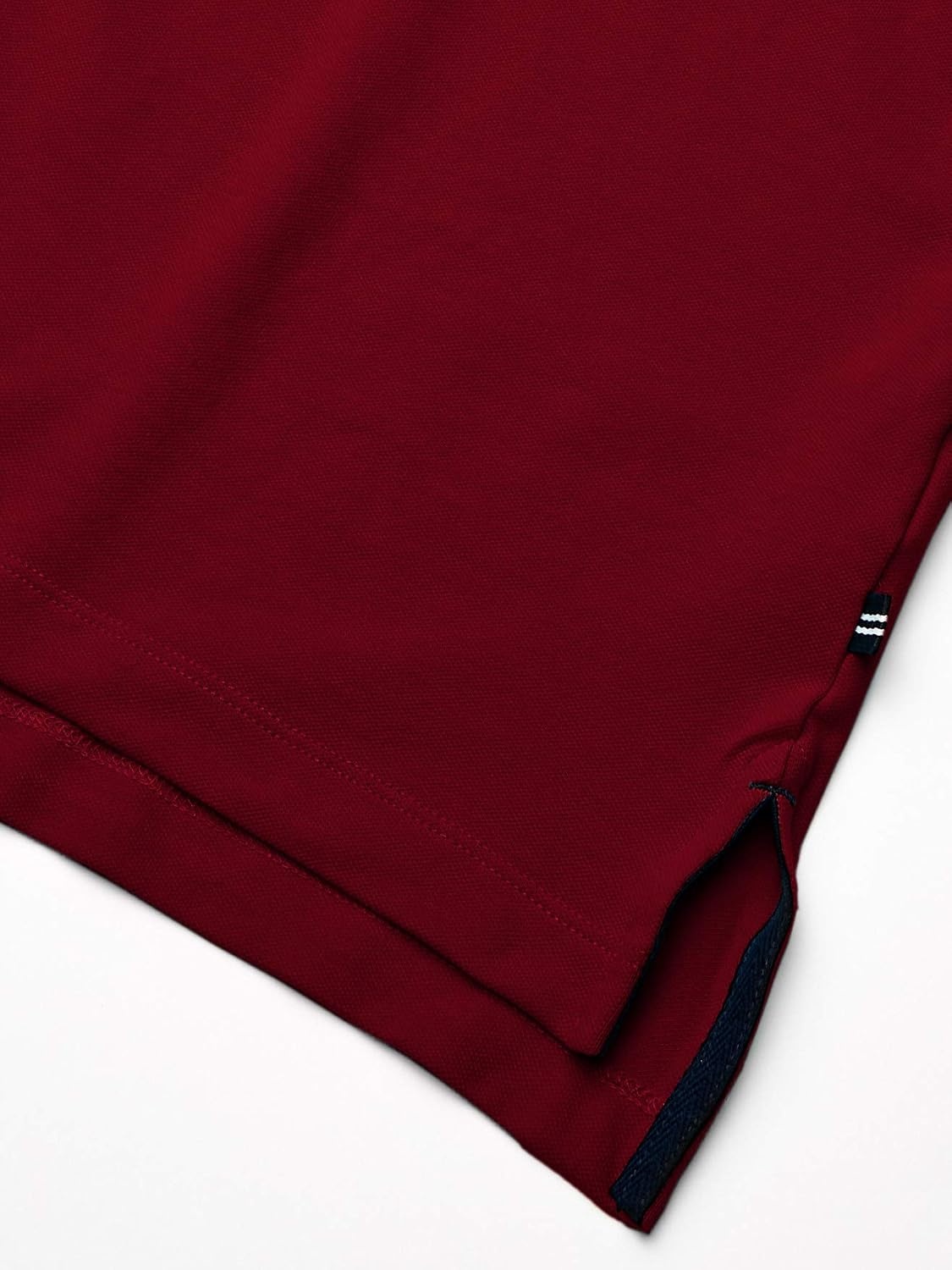 image:imageNautica Mens Short Sleeve Stretch Solid Deck Polo ShirtZinfandel