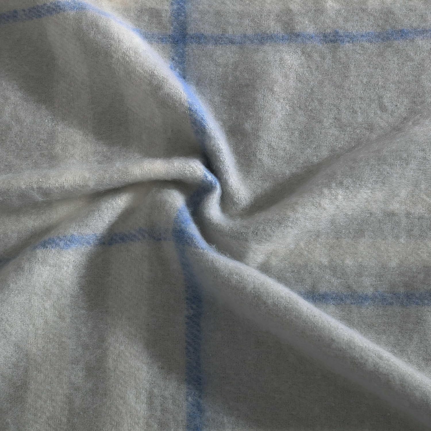 image:imageNautica Blanket Faux Mohair Throw Blanket for Bed or Couch YarnDyed with Soft Textured Feel Medium Weight for Year Round Ryan Cove Plaid Blue 50 x 60Ryan Cove Plaid Grey