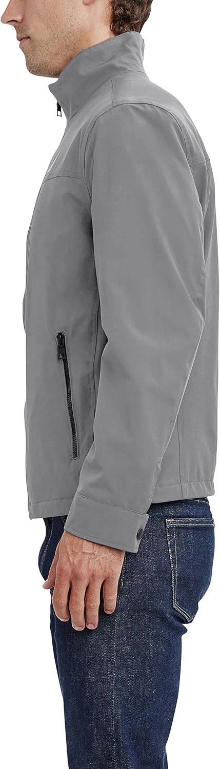 image:imageNautica Mens Golf Jacket Casual Wear Windbreaker Jacket Regular Big amp Tall SizesCloud Grey