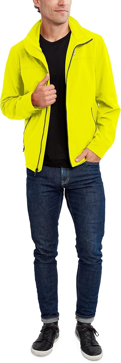 image:imageNautica Mens Golf Jacket Casual Wear Windbreaker Jacket Regular Big amp Tall SizesMarigold