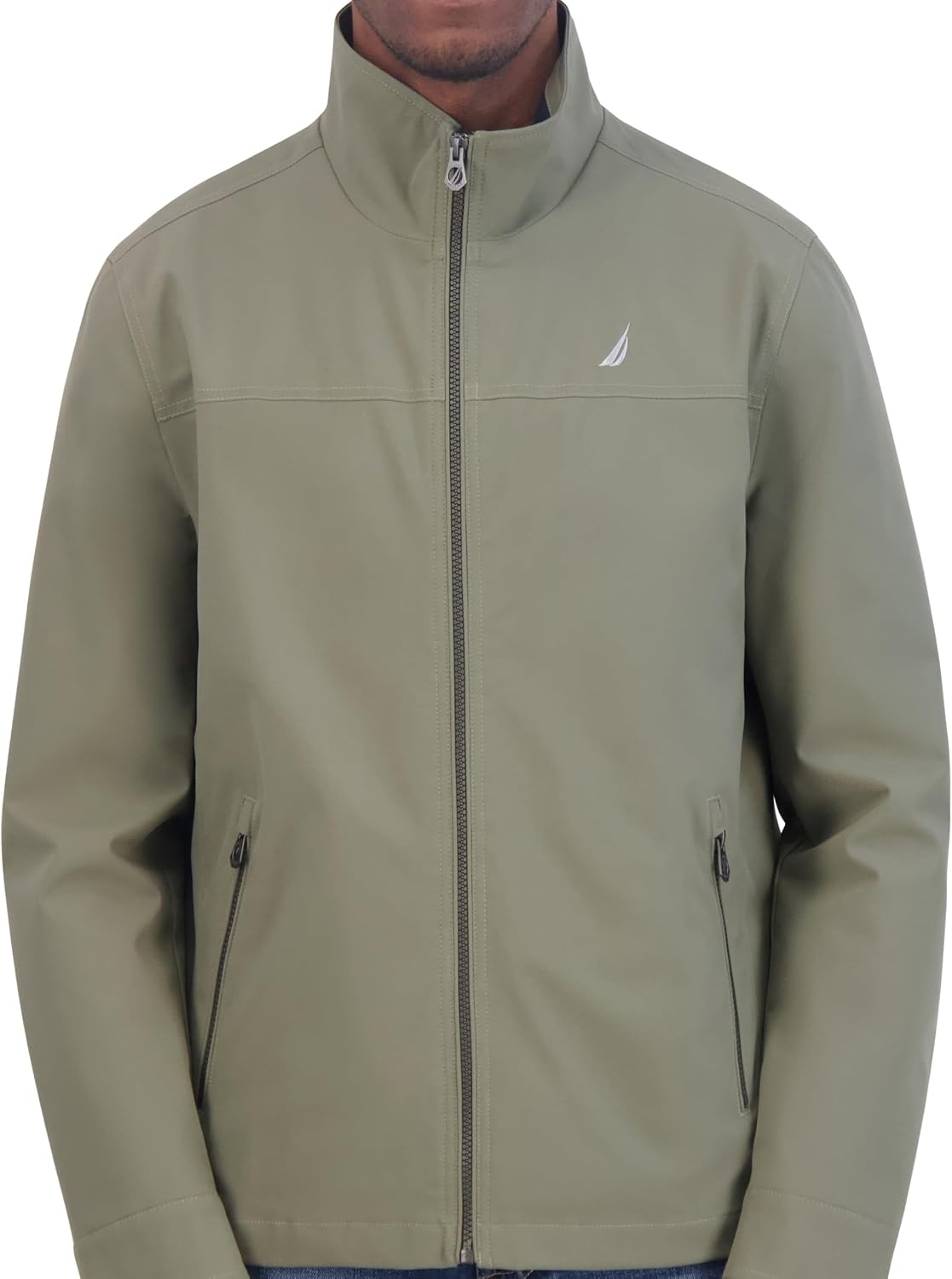 image:imageNautica Mens Golf Jacket Casual Wear Windbreaker Jacket Regular Big amp Tall SizesOlive
