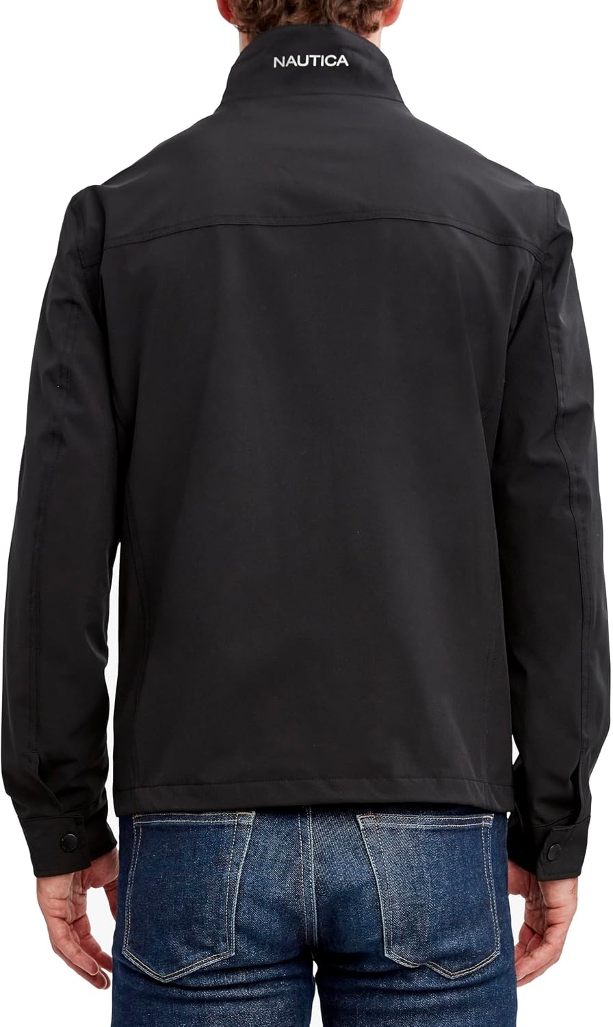 image:imageNautica Mens Lightweight Bomber Jacket Wind amp WaterResistant Regular Big amp Tall SizesJet