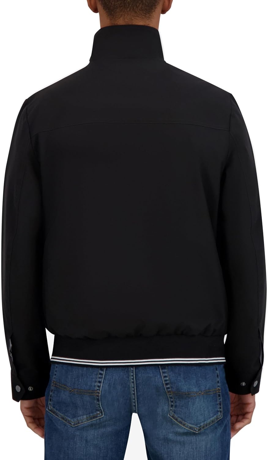 image:imageNautica Mens Lightweight Bomber Jacket WindWaterResistant Regular Big amp Tall SizesBlack