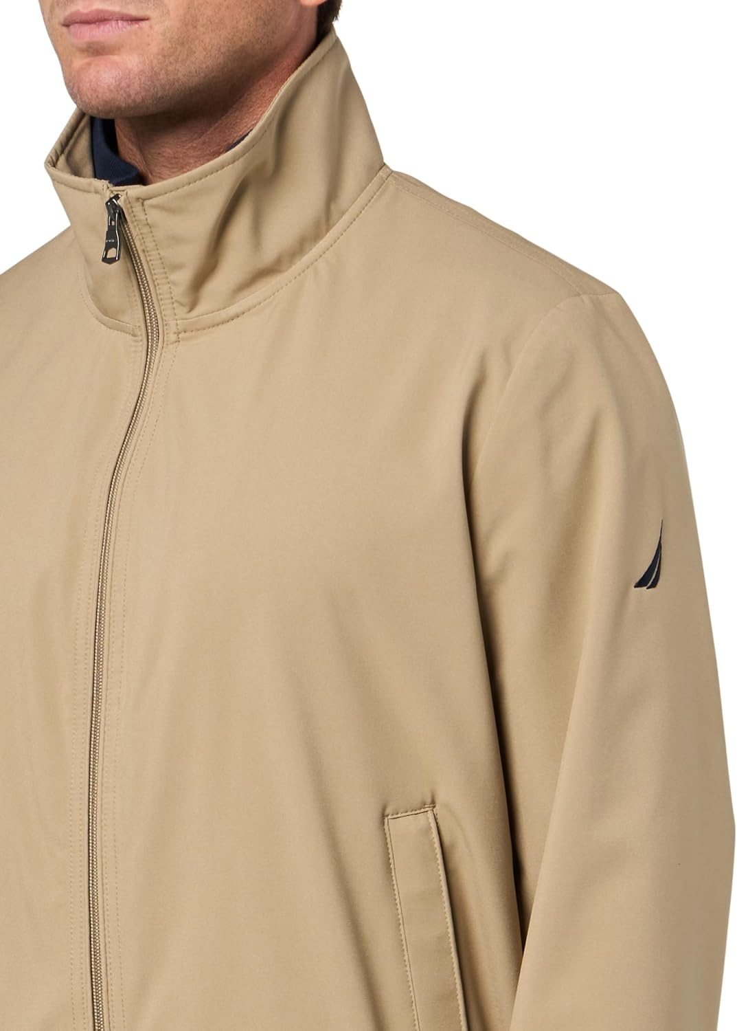image:imageNautica Mens Lightweight Bomber Jacket WindWaterResistant Regular Big amp Tall SizesCoriander