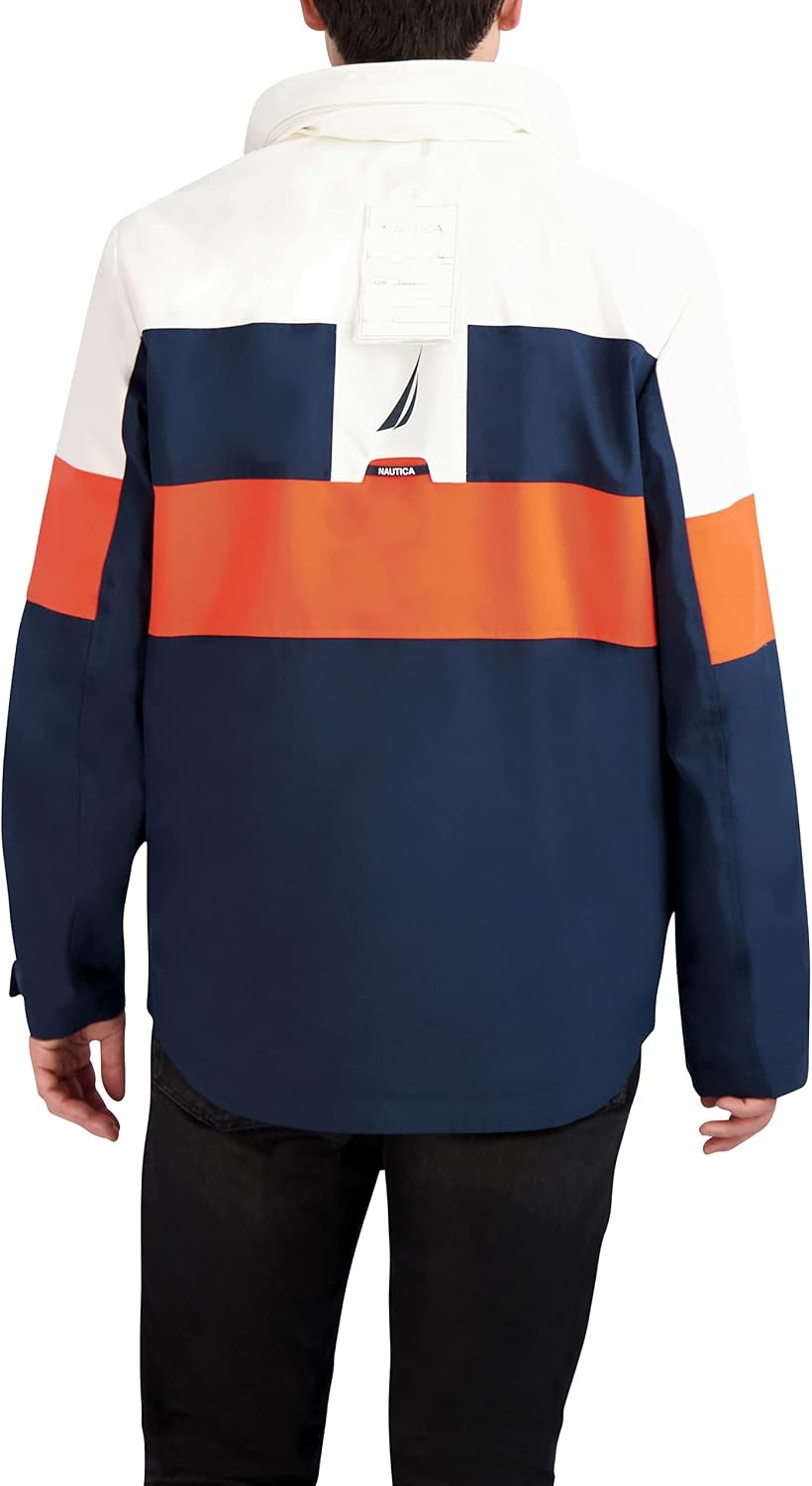 image:imageNautica Mens Lightweight Sailing Jacket Waterproof amp Windproof BreathableBluenight