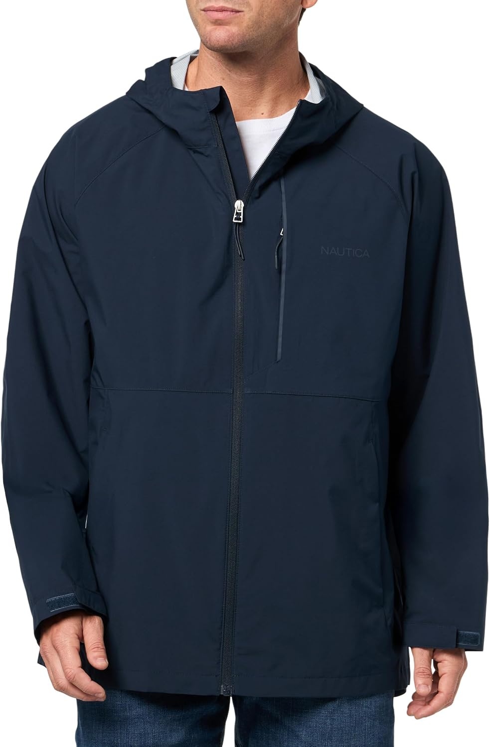 image:imageNautica Mens Lightweight Sailing Jacket Waterproof amp Windproof BreathableNavy