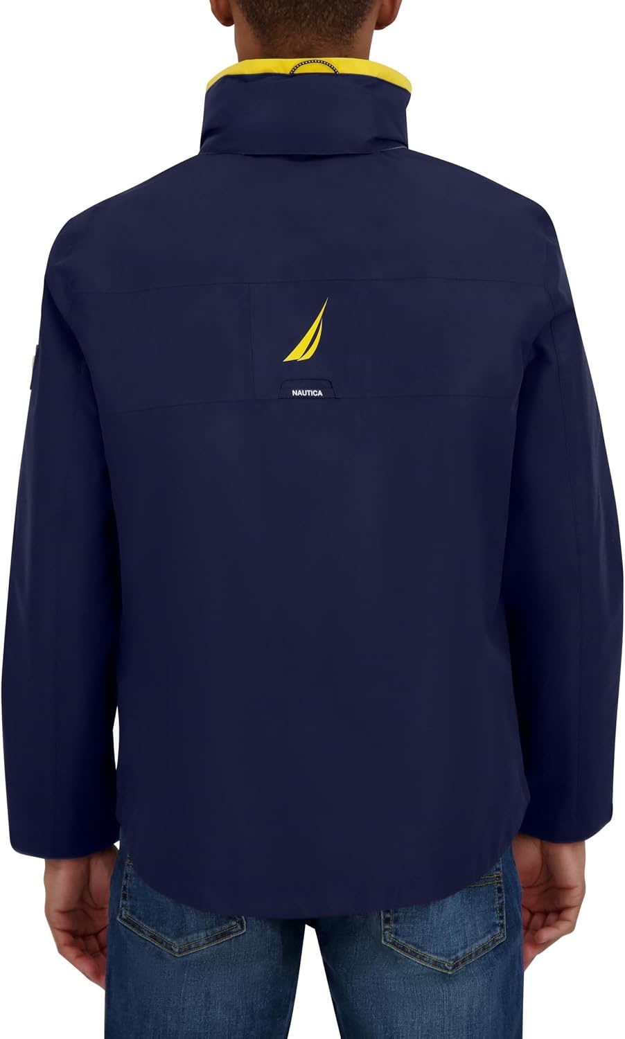 image:imageNautica Mens Lightweight Sailing Jacket Waterproof amp Windproof BreathableNavy Seas
