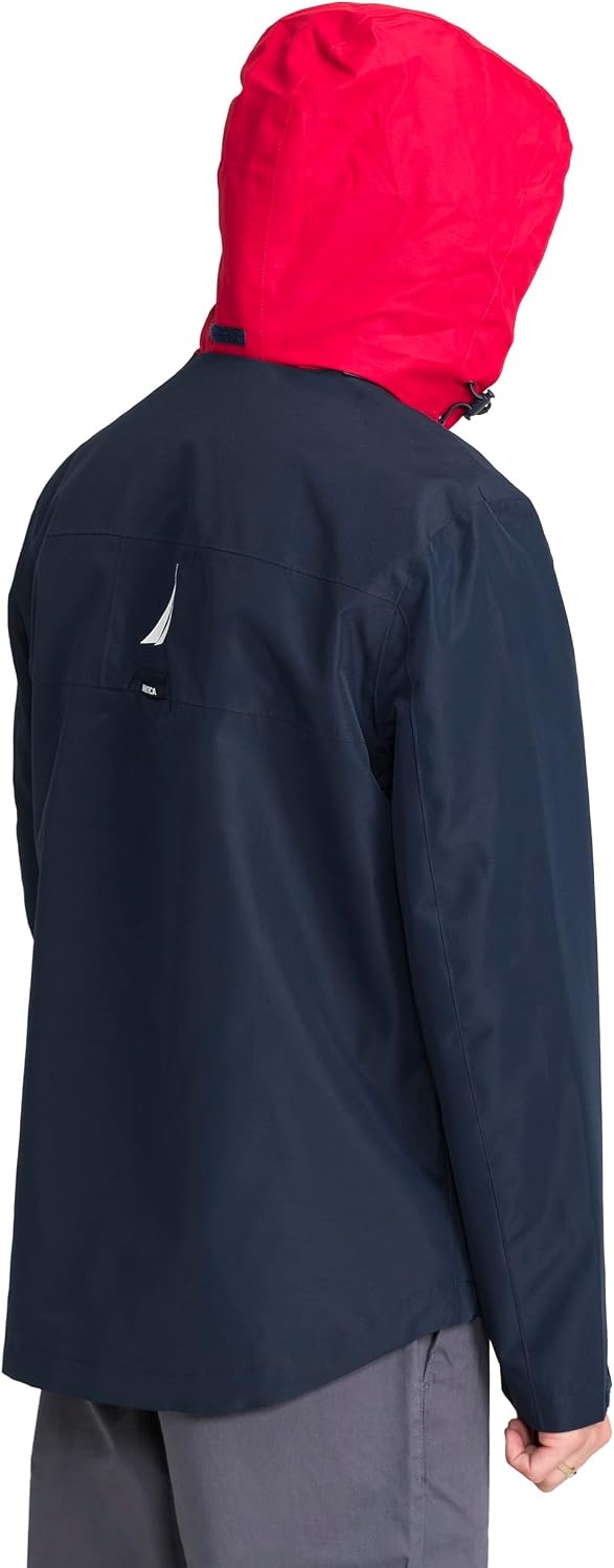 image:imageNautica Mens Lightweight Sailing Jacket Waterproof amp Windproof BreathableNavyblue