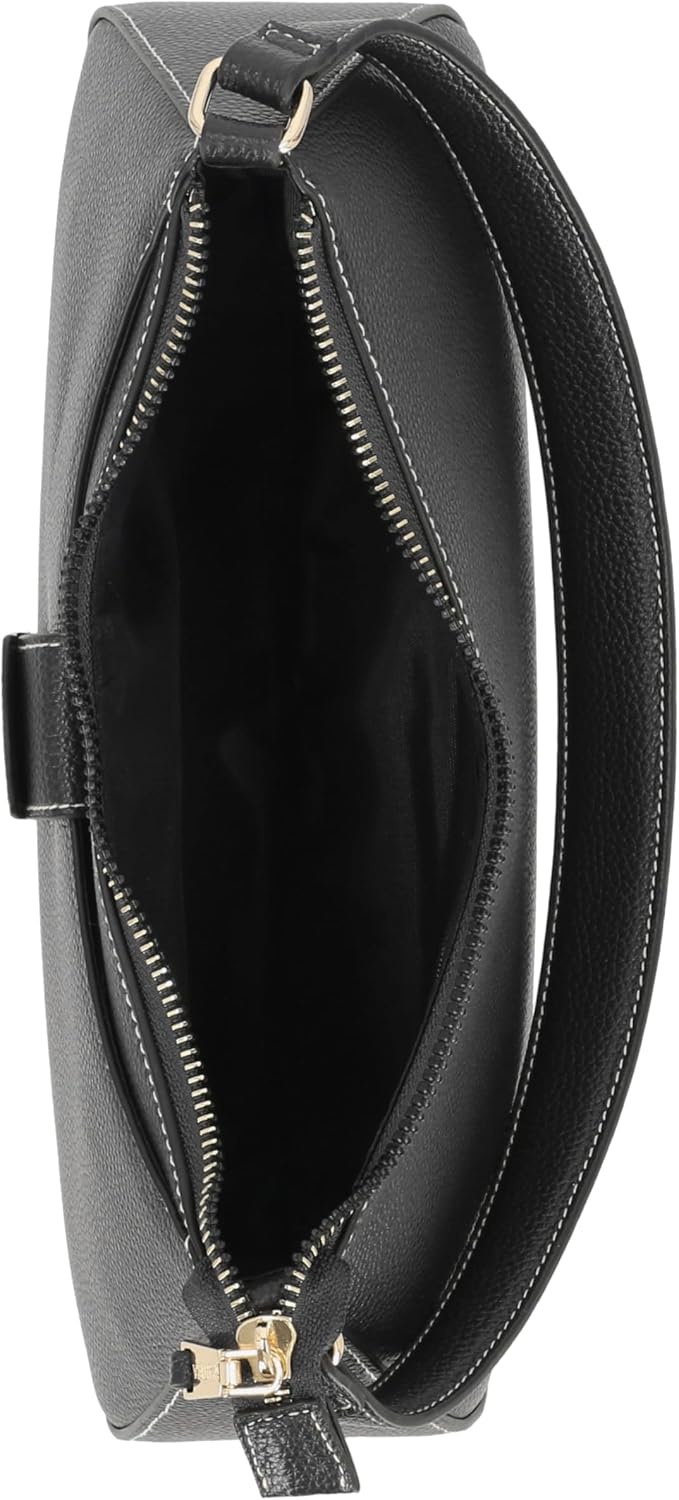 image:imageNautica Voyager Hobo Bag for Women Vegan Leather Womens Purse Large Shoulder Handbag with Zipper ClosureBlack