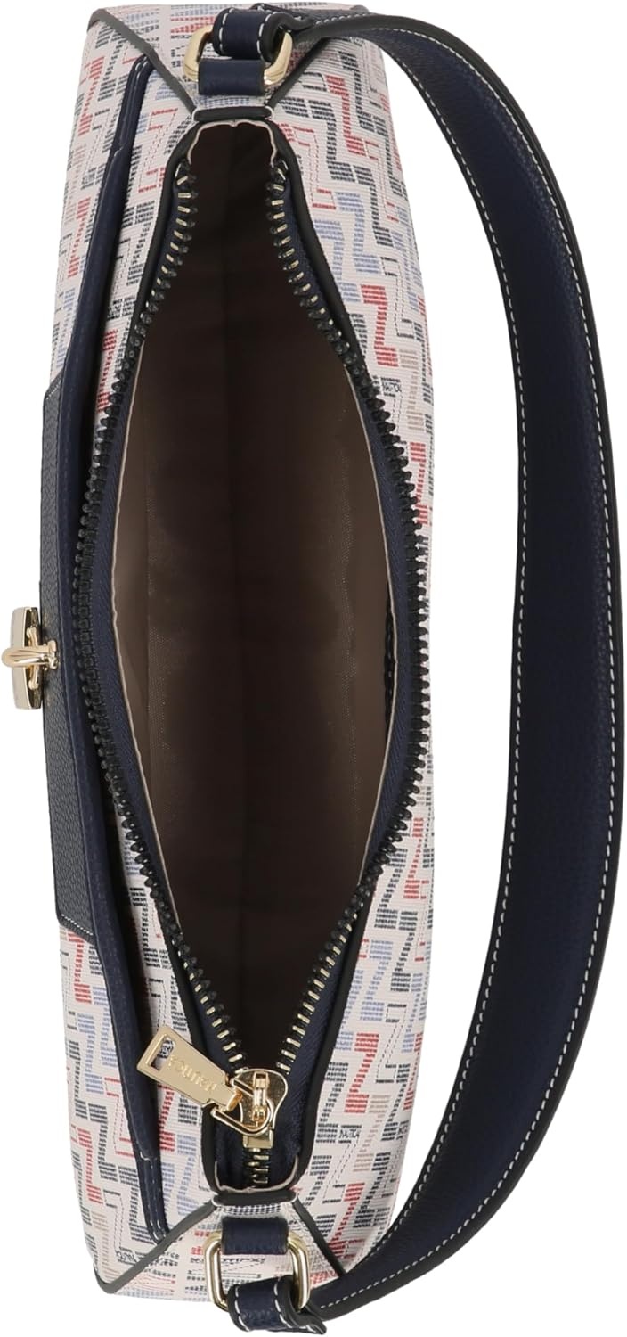 image:imageNautica Voyager Hobo Bag for Women Vegan Leather Womens Purse Large Shoulder Handbag with Zipper ClosureIndigo Multi