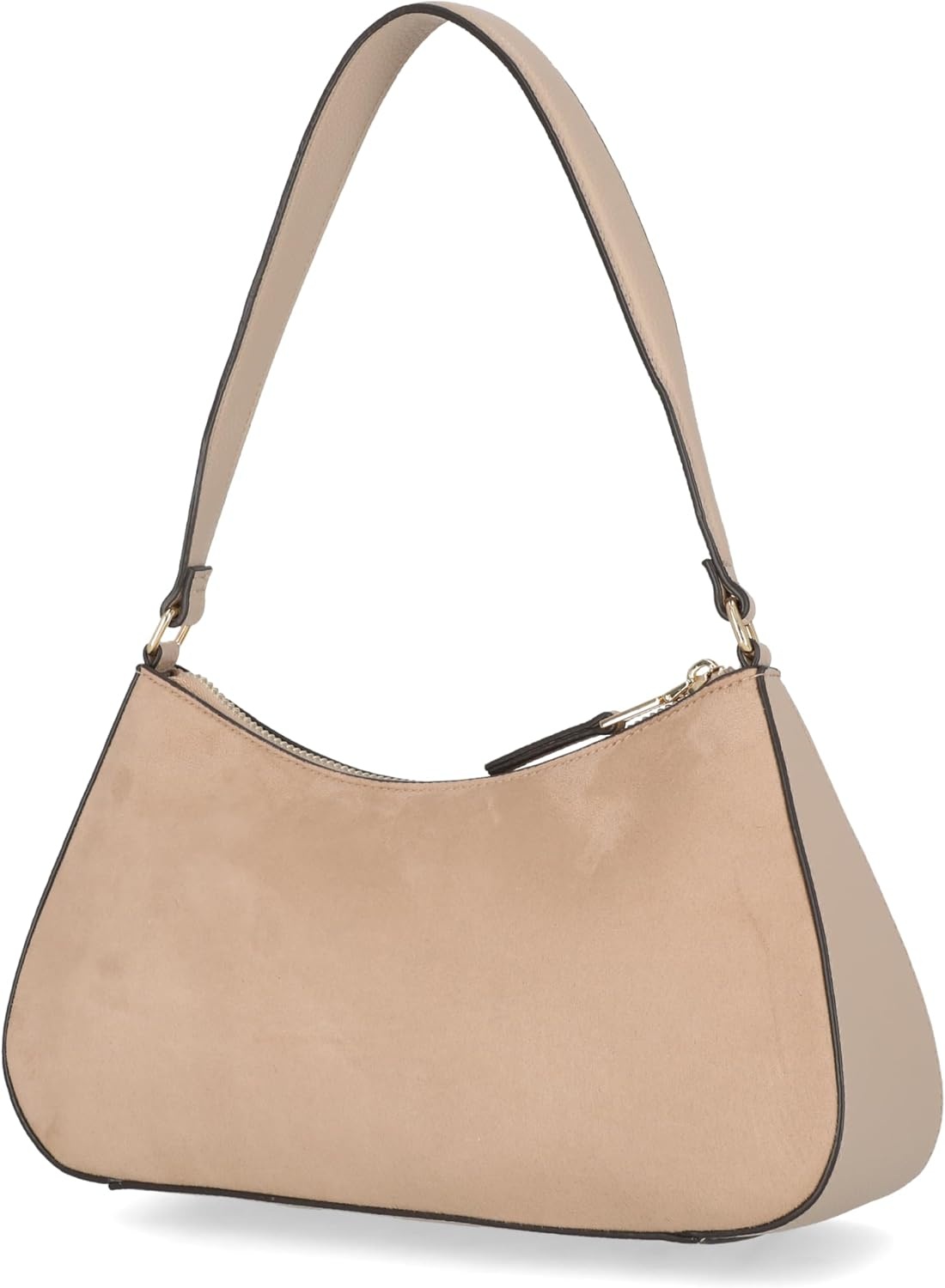 image:imageNautica Voyager Hobo Bag for Women Vegan Leather Womens Purse Large Shoulder Handbag with Zipper ClosureLight Mushroom Suede