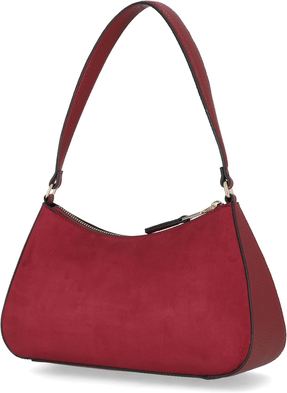image:imageNautica Voyager Hobo Bag for Women Vegan Leather Womens Purse Large Shoulder Handbag with Zipper ClosureWine Suede