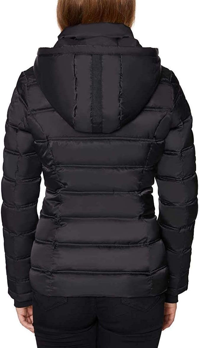image:imageNautica Womens Puffer Jacket Midweight Waterresistant Winter CoatBlacka