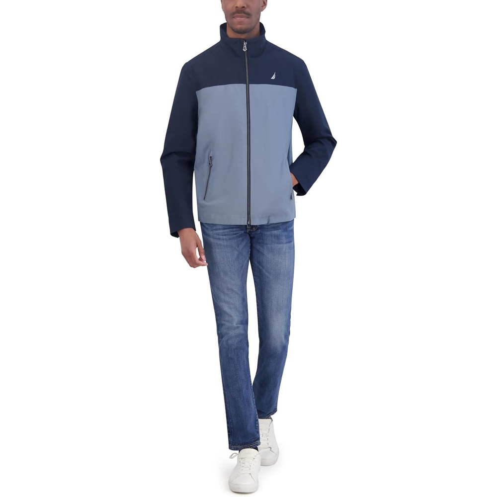 image:imageNautica Mens Golf Jacket Casual Wear Windbreaker Jacket Regular Big amp Tall SizesMarine