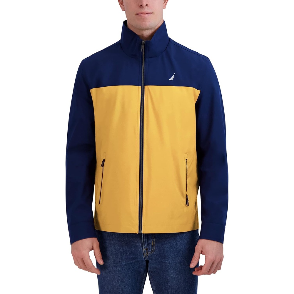 image:imageNautica Mens Golf Jacket Casual Wear Windbreaker Jacket Regular Big amp Tall SizesMimosa Navy