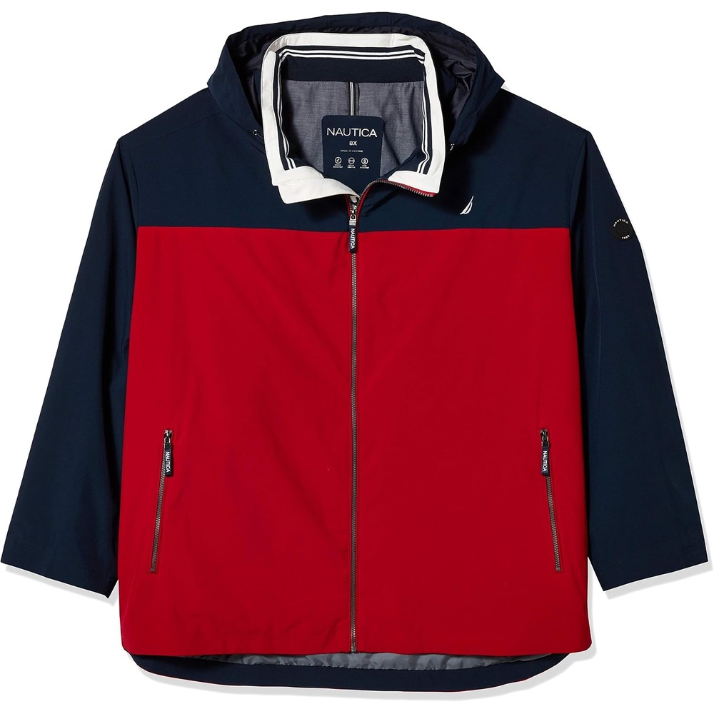 image:imageNautica Mens Lightweight Sailing Jacket Waterproof amp Windproof BreathableTrue Navy