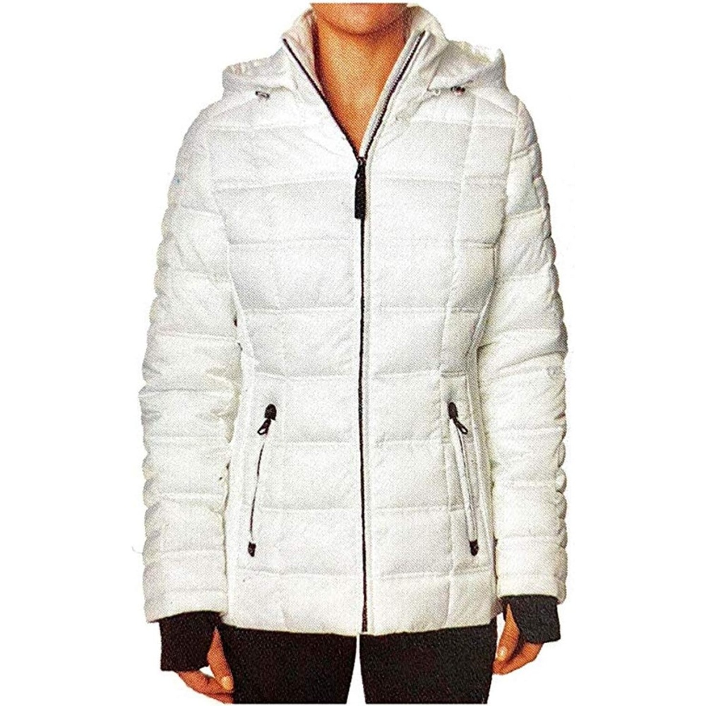 image:imageNautica Womens Puffer Jacket Midweight Waterresistant Winter CoatWhite