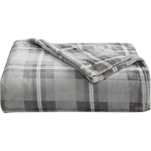 Nautica – Twin Blanket, Soft Plush Fleece Bedding, Ideal for Bed or Couch, Dorm Essentials, Oeko-Tex Certified (Lewis Grey)