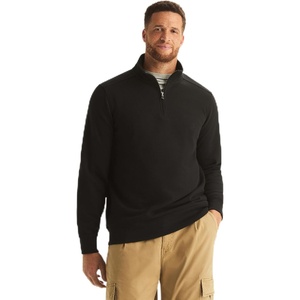 Nautica Men’s Big & Tall 1/4 Zip Sweater(Forest Night)