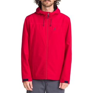 Nautica Men’s Big & Tall 1/4 Zip Sweater(Red)