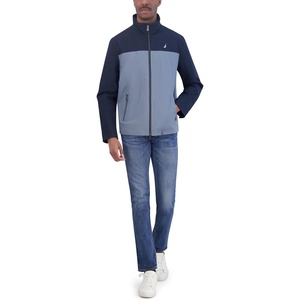 Nautica Men’s Golf Jacket – Casual Wear Windbreaker Jacket, Regular, Big & Tall Sizes(Marine)